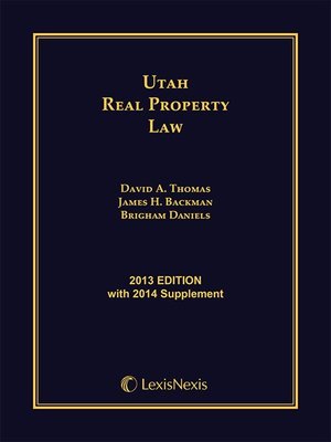 cover image of Utah Real Property Law